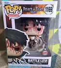 Battle Levi Pop 1169 - Attack On Titan Funko Pop! 2022 - Vaulted + Protector