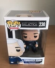 Battlestar Galactica: Commander Adama #230 Funko POP Figure + Protector * NEW *