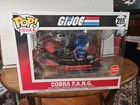Funko POP Rides 285 Cobra F.A.N.G. Fang W Cobra Commander GI Joe Gamestop NEW