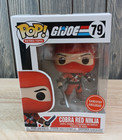 Funko Pop! Retro Toys #79 G.I. Joe Cobra Red Ninja Gamestop Exclusive