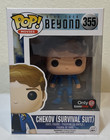 Funko Pop Movies Star Trek Beyond Chekov Survival Suit #355 GameStop Exclusive
