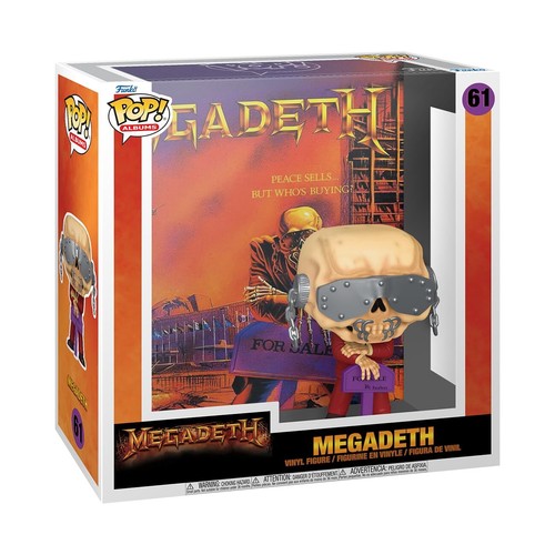Megadeth Peace Sells Pop Figure Album Cover Art Display with Vic Rattlehead