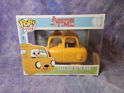 Funko POP! Animation Adventure Time Jake Car with Finn #14 Vinyl Figure DAMAGED