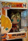 Funko Pop! Dragon Ball Z Super Saiyan Goku #14 Loot Crate Metallic Exclusive