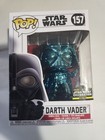 Funko POP! Star Wars Chrome Darth Vader Blue #157 w/Protector