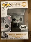 Funko POP Minerva McGonagall Cat #66 BAM! Exclusive Rare No Stripes Paint Error