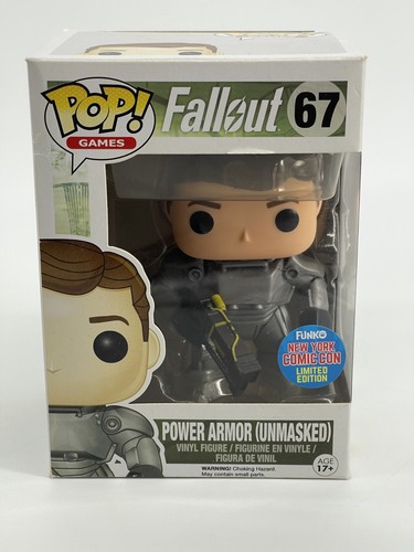 Funko Pop! Games: Fallout - Power Armor (Unmasked) #67 New York Comic Con LE