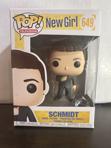Schmidt New Girl Television Vaulted Funko Pop 649 With Protector