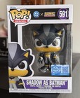 Funko Pop: SHADOW as BATMAN #591 DC x Sonic the Hedgehog Target Exclusive
