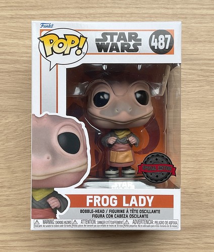 Funko Pop Star Wars Frog Lady #487 + Free Protector