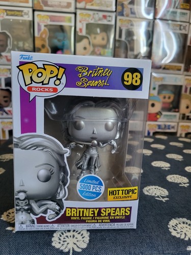 Funko Pop Rocks Britney Spears #98 Hot Topic Exclusive 5000 Pieces Vinyl Figure