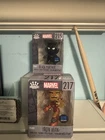 Black panther and Iron Man mini funko pop