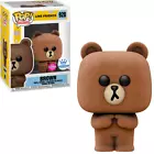 Brown Flocked Line Friends 928 LE7500 FUNKO Shop Pop Vinyl New in Mint Box + P/P