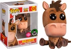 Bullseye Flocked Exclusive Funko POP Toy Story w/ pop protector