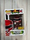 Funko Pop! Power Rangers: Red Ranger #406 Hot Topic Vinyl Figure Metallic C3