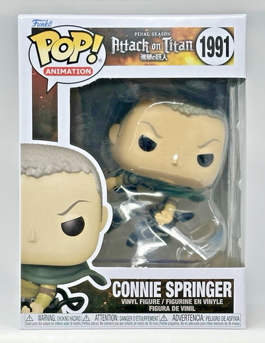 Funko Pop! AOT – Connie Springer #1991 Final Season w/ Premium Protector – New