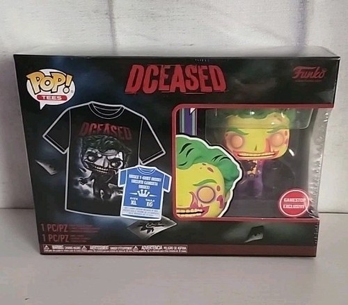 Funko Pop! Tees - Joker #480 Blacklight - Dceased Pop & Tee Size Medium Gamestop