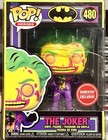 THE JOKER 480 Funko Pop Batman Joker DCEASED GS BLACKLIGHT Vaulted w/CASE