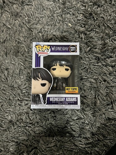 Funko Pop! Netflix Wednesday Addams #1311 Metallic Hot Topic Exclusive MINT