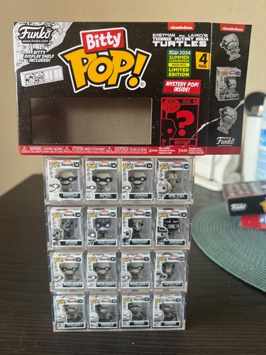 ONLY 4000 PIECES TMNT BITTY BLACK & WHITE Funko Pop Teenage Mutant Ninja Turtles