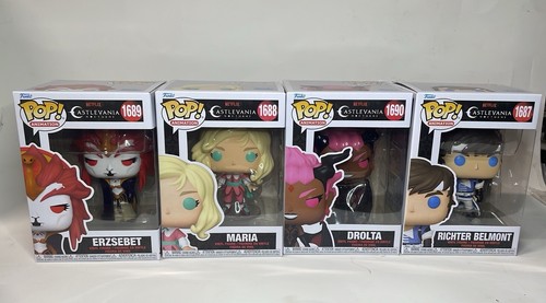 Funko Pop! Castlevania Nocturne #1687  ,1988  ,1989 ,1990