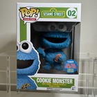 Funko POP  Sesame Street Cookie Monster 02 Flocked Rare NYCC Exclusive