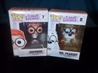 Funko POP! Animation Mr Peabody & Sherman- Mr. Peabody #8 - Sherman#7 NIB Vinyl