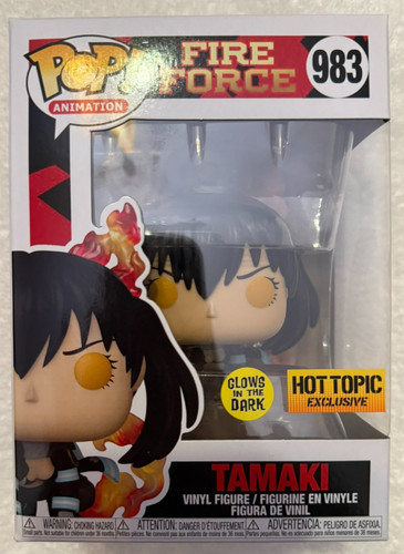 Funko Pop! Fire Force - Tamaki #983  (Glows in the Dark) Hot Topic Exclusive