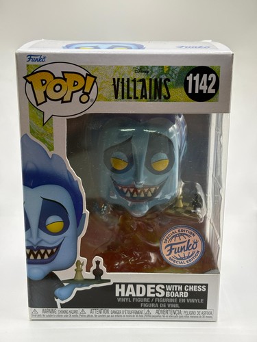 Funko POP! Disney Villains #1142 Hades with Chess Board Special Edition