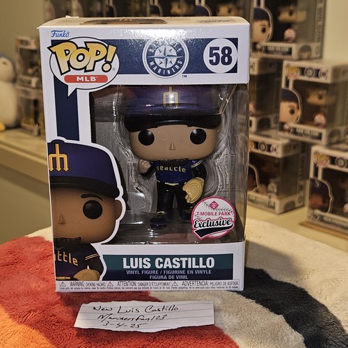 Funko Pop! Luis Castillo #58 Seattle Mariners SGA 9/14/24 #58 T-Mobile Park NEW