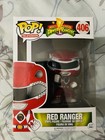 Funko Pop! Red Ranger 406 MIGHTY MORPHIN POWER RANGERS Vaulted WITH PROTECTOR