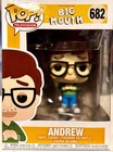 ANDREW 682 Funko Pop Television BIG MOUTH w/PROTECTOR 2018 Release VAULTED