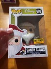 Funko Pop Disney Nightmare Before Christmas SANDY CLAWS # 609 HOT TOPIC NBC READ