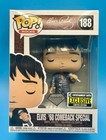 🎸 Funko POP Rocks Elvis Presley 68 Comeback Special 188 Figure Diamond ! 🔥🔥