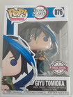 Funko GIYU TOMIOKA, Demon Slayer Funko Pop Vinyl Figure No 876 + Protector!