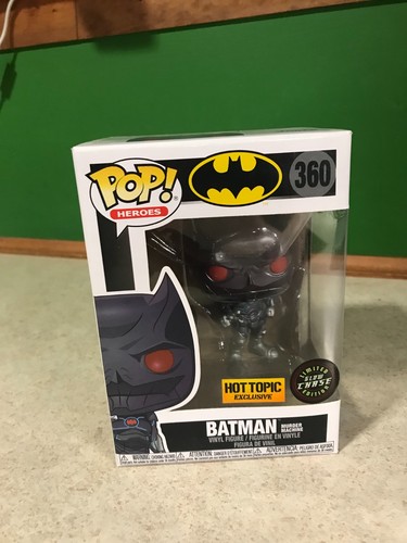 Funko POP! Heroes Batman murder machine Hot Topic exclusive Glow Chase 360