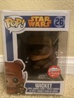FUNKO POP STAR WARS WICKET (FLOCKED) FUGITIVE TOYS EXCLUSIVE