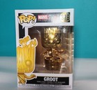 NEW-Funko Pop! Vinyl: Marvel Studios First 10 Years Gold Chrome Groot #378