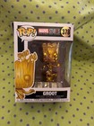 Funko Pop Marvel Studios 10th Anniv Guardians of the Galaxy Chrome Groot 378 NEW