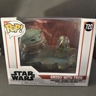 Funko Pop Star Wars The Mandalorian Grogu With Frog 720 Brand New