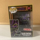 Funko Pop Marvel Black Light : Black Panther #891 Vinyl Target Exclusive