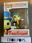 Jiminy Cricket on Leaf Disney SE 1228 Funko Pop Vinyl New in Mint Box + P/P