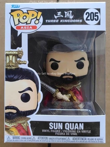 Funko Pop! Asia Three Kingdoms Sun Quan #205 Mindstyle Exclusive Vinyl Figure