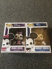 Disney Funko Pop Minnie Mouse #23 And Mickey Mouse #01