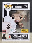 Funko Pop CRUELLA DE VIL (736) HOT TOPIC DIAMOND COLL EXCL-DISNEY MOVIES VILLANS