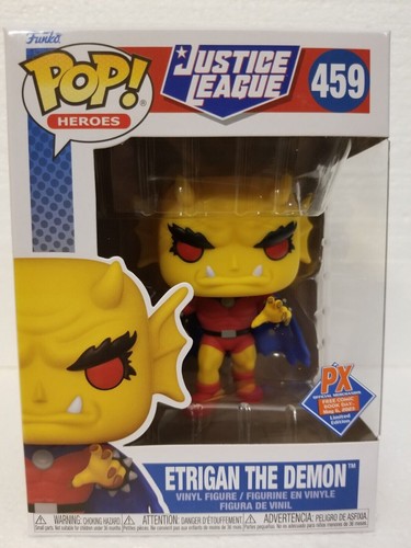 Funko pop! # 459 DC Heroes Justice League "Etrigan The Demon" PX Previews exclus