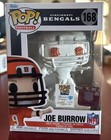 1/3 Joe Burrow #168 Funko Pop Bengal White with Orange Diamonds 1/3 ONLY 3 EXIST