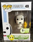 FUNKO POP PEANUTS SNOOPY WOODSTOCK ECCC EXCLUSIVE LIMITED EDITION VAULTED #49