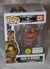 Funko Pop 231 Five Nights at Freddy's Jack O Bonnie Glove in Dark Barnes Noble
