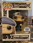 Funko POP! Rocks John Lennon #247 [in Peacoat] Funko Shop Exclusive W/Protector